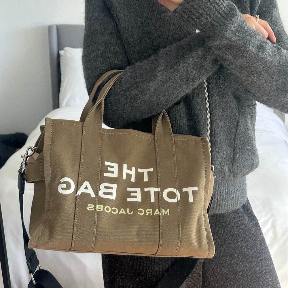 Marc Jacobs Olive Green Tote Bag